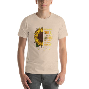 Sunflower, Philadenphia, girls are sunshine hurricane Unisex T-Shirt