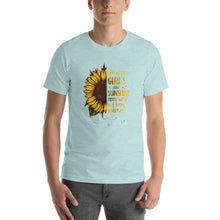 Load image into Gallery viewer, Sunflower, Philadenphia, girls are sunshine hurricane Unisex T-Shirt
