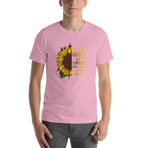 Sunflower, Philadenphia, girls are sunshine hurricane Unisex T-Shirt