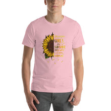 Load image into Gallery viewer, Sunflower, Philadenphia, girls are sunshine hurricane Unisex T-Shirt
