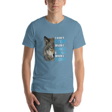 Load image into Gallery viewer, Wolf image, i don&#39;t stop when i tired Unisex T-Shirt
