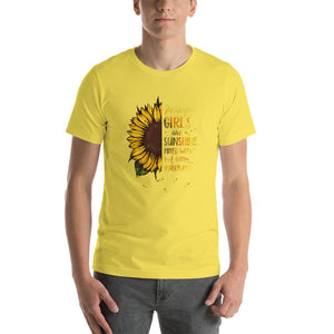 Sunflower, Philadenphia, girls are sunshine hurricane Unisex T-Shirt