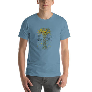 Sunflower image, and into the forest i go Unisex T-Shirt