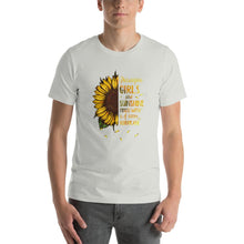 Load image into Gallery viewer, Sunflower, Philadenphia, girls are sunshine hurricane Unisex T-Shirt
